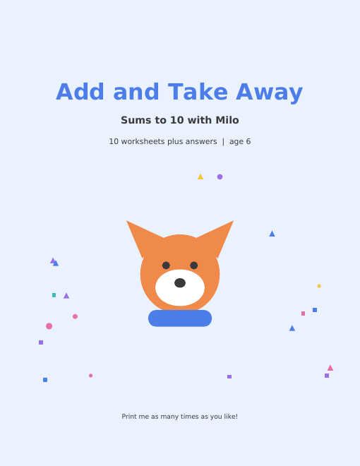 Add and Take Away, age 6